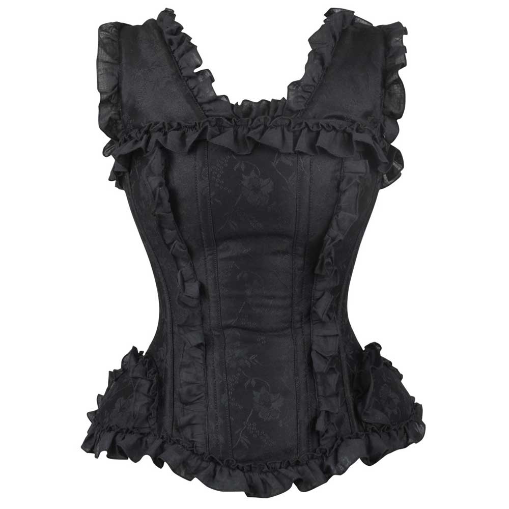 Attitude Corsets - Maida Overbust corset - Black